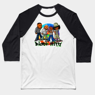 Black Hippy Graf Style Baseball T-Shirt